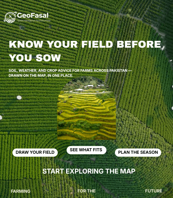 Geo Fasal — Know your field before you sow